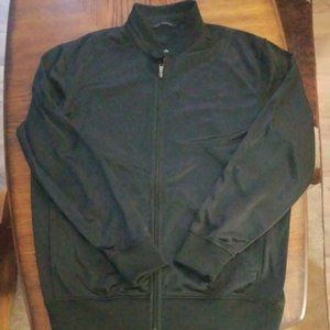 SEAN JOHN Mens Size XL Black Polyester Full Zip Long‎ Sleeve Jacket